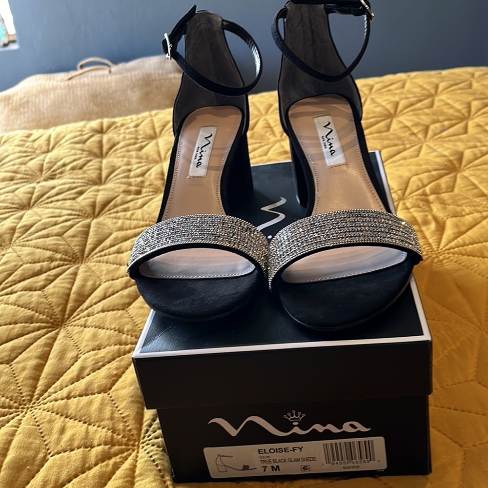 Nina block heel dress sandal - Picture 3 of 5